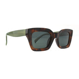 DELPHI | Tortoise | Transparent Green | Smoky Lens | Polarized Sunglasses