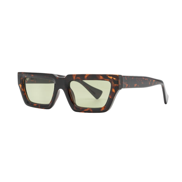 IVY | Tortoise | Green Lens | Polarized Sunglasses