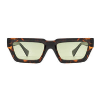 IVY | Tortoise | Green Lens | Polarized Sunglasses