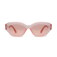 AIDEN | Transparent Matte Pink | Polarized Sunglasses