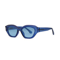 AIDEN | Transparent Blue | Blue Lens | Polarized Sunglasses