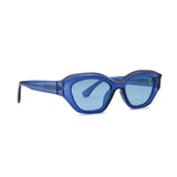 AIDEN | Transparent Blue | Blue Lens | Polarized Sunglasses