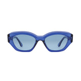 AIDEN | Transparent Blue | Blue Lens | Polarized Sunglasses