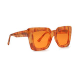 MONIQUE | Amber Tortoise | Orange Lens | Polarized Sunglasses