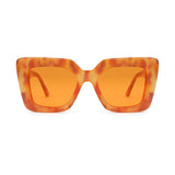 MONIQUE | Amber Tortoise | Orange Lens | Polarized Sunglasses