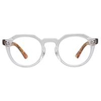 PARKER | Clear | Light Tortoise Temples | Blue Light