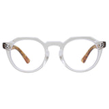 PARKER | Clear | Light Tortoise Temples | Blue Light