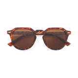 NELL | Matte Tortoise | Brown Lens | Polarized Sunglasses