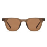 RHEA | Transparent Matte Brown | Brown Lens