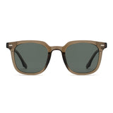 LUCIEN | Transparent Olive Green | Smoky Lens