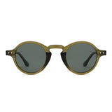 TANNER | Transparent Olive Green | Smoky Lens