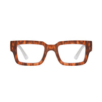 JONAH | Amber Tortoise | Transparent Matte Clear| Blue Light