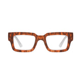 JONAH | Amber Tortoise | Transparent Matte Clear| Blue Light