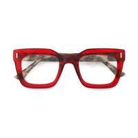 NESS | Transparent Red | Grey Tortoise | Blue Light