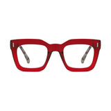 NESS | Transparent Red | Grey Tortoise | Blue Light