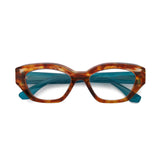 PIPER | Transparent Tortoise | Turquoise | Blue Light