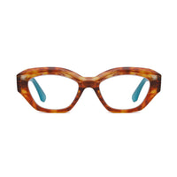 PIPER | Transparent Tortoise | Turquoise | Blue Light