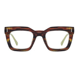 RAZ |Brown Green Stripes | Lime Green