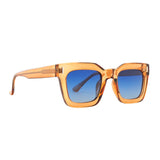RYE | Transparent Brown |  Blue Lens