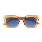 RYE | Transparent Brown |  Blue Lens