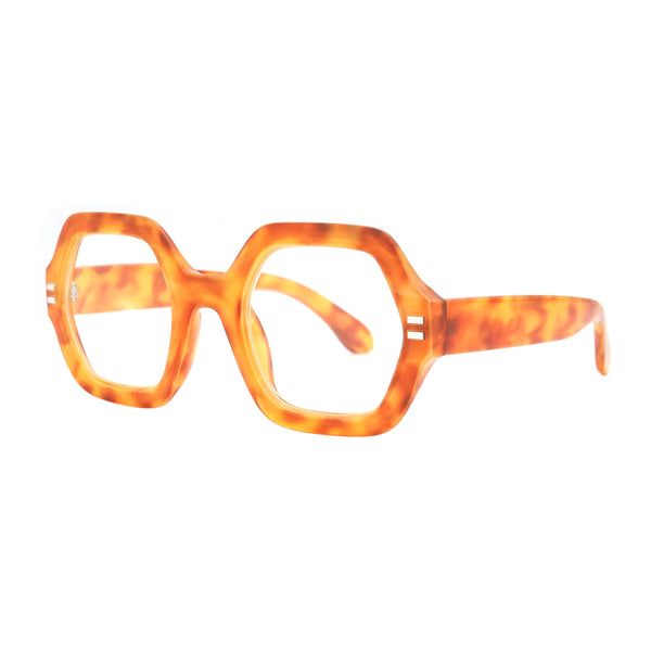 CANDICE | Amber Tortoise | Blue Light