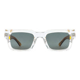 CADE | Clear |Tortoise Temples |  Smokey Lens