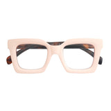 FIONA | Matte Peach | Tortoise Temples | Blue Light