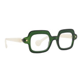 MEL | Dark Green | Ivory | Blue Light