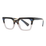 CAMILLE | Striped Blue | Ivory