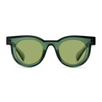 MILO |Transparent Green| Green Lens | Polarized Sunglasses