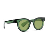 MILO |Transparent Green| Green Lens | Polarized Sunglasses