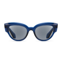 SIBEL | Transparent Navy Blue | Tinted Reader