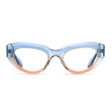 KEIKO | Transparent Blue| Peach | Blue Light