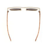 ROXY | Matte White | Brown Lens