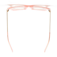 OLIVIA | Pink | Matte Gold Temples | Blue Light