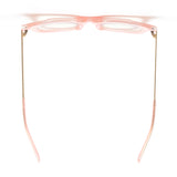 OLIVIA | Pink | Matte Gold Temples | Blue Light