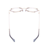 MELISSA | Gold Metal Frame | Clear Accent