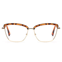 CLOVE | Gold Metal Frame | Tortoise Accent