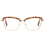 CLOVE | Gold Metal Frame | Tortoise Accent