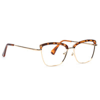 CLOVE | Gold Metal Frame | Tortoise Accent