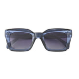 DELPHI | Transparent Blue | Smokey Lens | Polarized Sunglasses