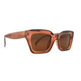 DELPHI | Transparent Brick | Brown Lens | Polarized Sunglasses