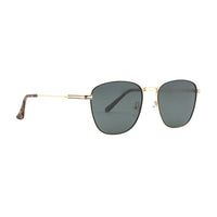 ELLE | Gold Frame | Bone Tortoise Tips | Green Lens | Polarized Sunglasses