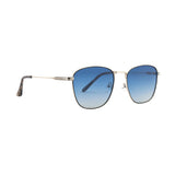 ELLE | Silver Frame | Grey Tortoise Tips | Blue Gradient Lens | Polarized Sunglasses