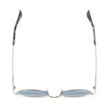 ELLE | Silver Frame | Grey Tortoise Tips | Blue Gradient Lens | Polarized Sunglasses