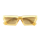 IVY | Transparent Yellow | Brown Gradient Lens | Polarized Sunglasses