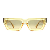 IVY | Transparent Yellow | Brown Gradient Lens | Polarized Sunglasses