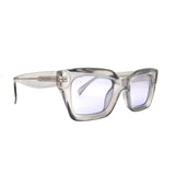 DYLAN | Polarized Sunglasses | Crystal Clear Light Grey