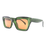 DYLAN | Crystal Clear Green | Brown Polarized Lens