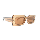 MARA | Polarized Sunglasses | Crystal Clear Light Brown